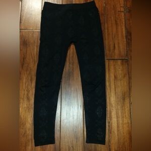 girls Just One size 7-16 black leggings